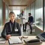 Gp and specialist collaborate in a norwegian clinic with a referral document