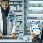 Patient shows helsenorge e prescription and id to pharmacist in norway